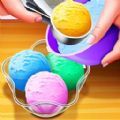 五彩冰淇淋制作商店游戏