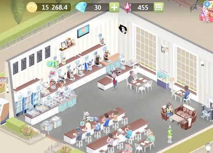 咖啡店模拟经营游戏